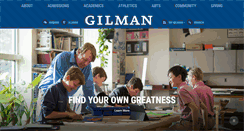 Desktop Screenshot of gilman.edu